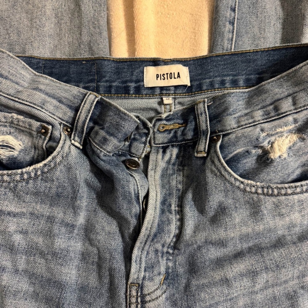 Pistola Faded Blue Ripped Jeans